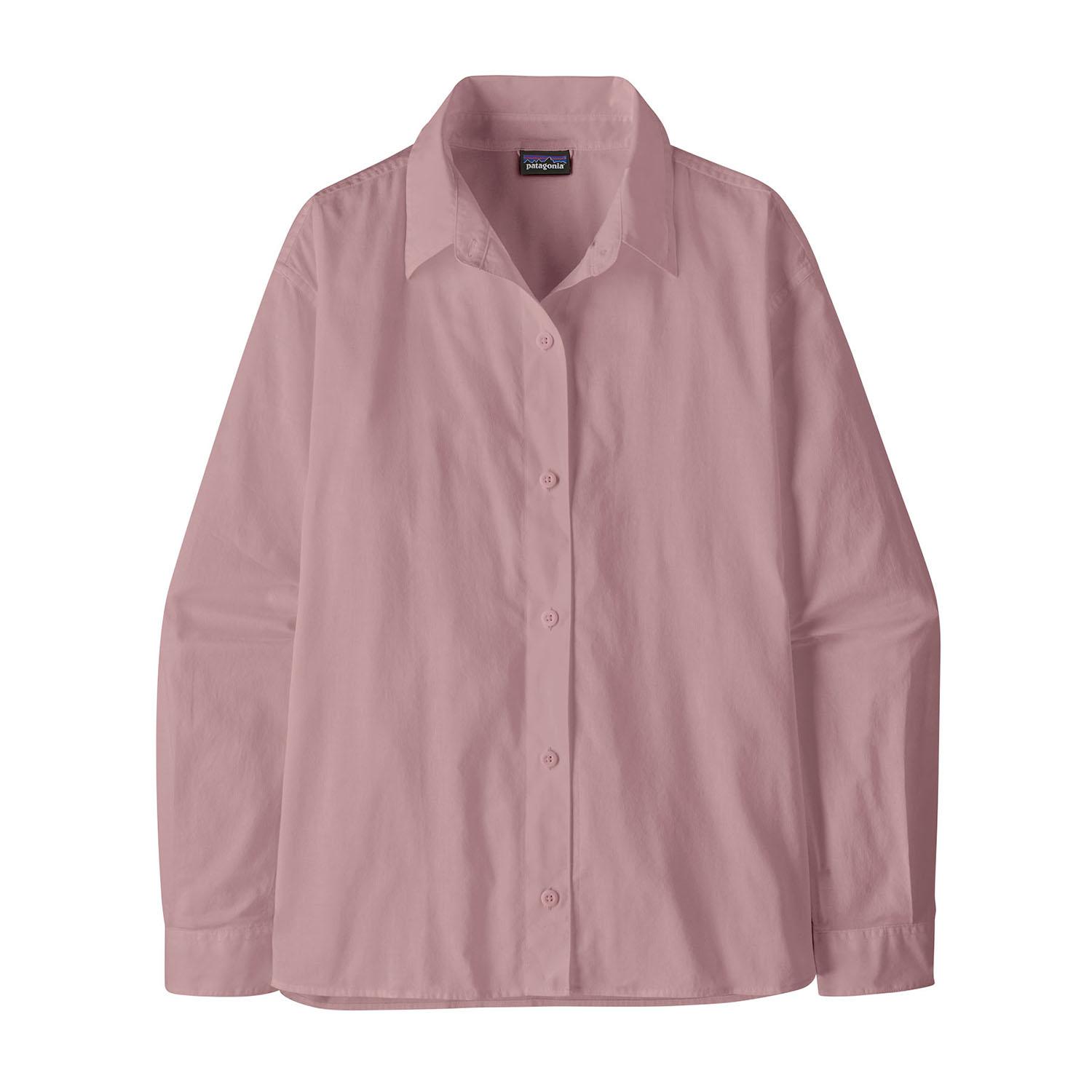 01s Patagonia AC プリントシャツ リーフ柄 セージブラッシュ patagonia PATAGONIA W's L/S Sunrise Stream Shirt｜OSHMAN'S ONLINE