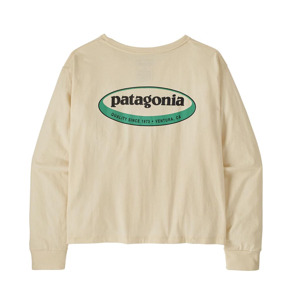  patagonia PATAGONIA W's L/S '95 OvalLogo EasyCut Tee画像1