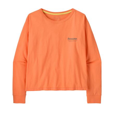 patagonia ウィメンズロングスリーブウォーターピープルバナーイージーカットTシャツ