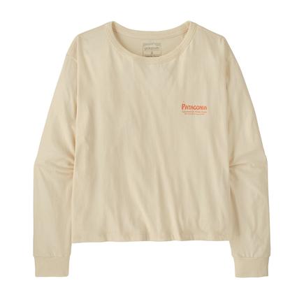 patagonia ウィメンズロングスリーブウォーターピープルバナーイージーカットTシャツ