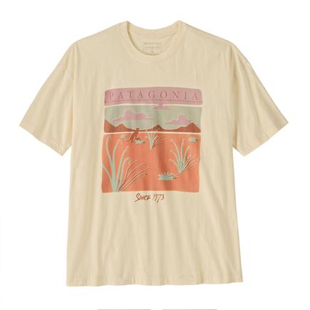 patagonia ウィメンズデザートグローオーバーサイズTシャツ