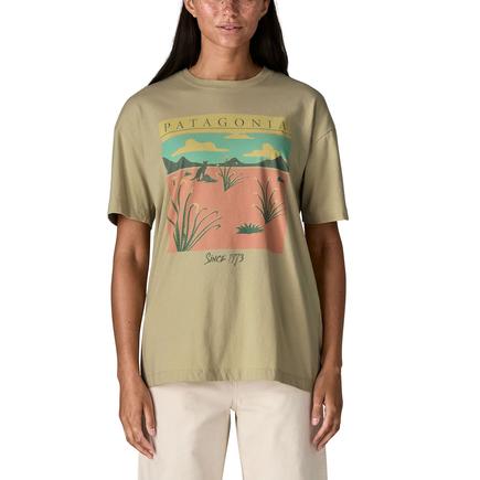 patagonia ウィメンズデザートグローオーバーサイズTシャツ