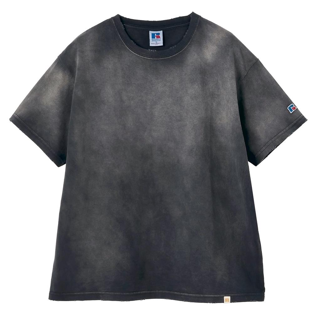  RUSSELL RUSSELL Vintage Athletic Jersey Bleach Tee画像1