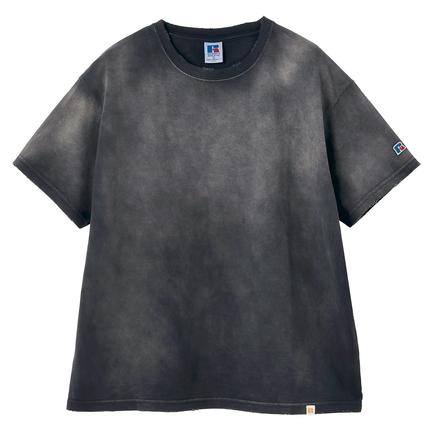 RUSSELL ビンテージアスレチックジャージブリーチTシャツ