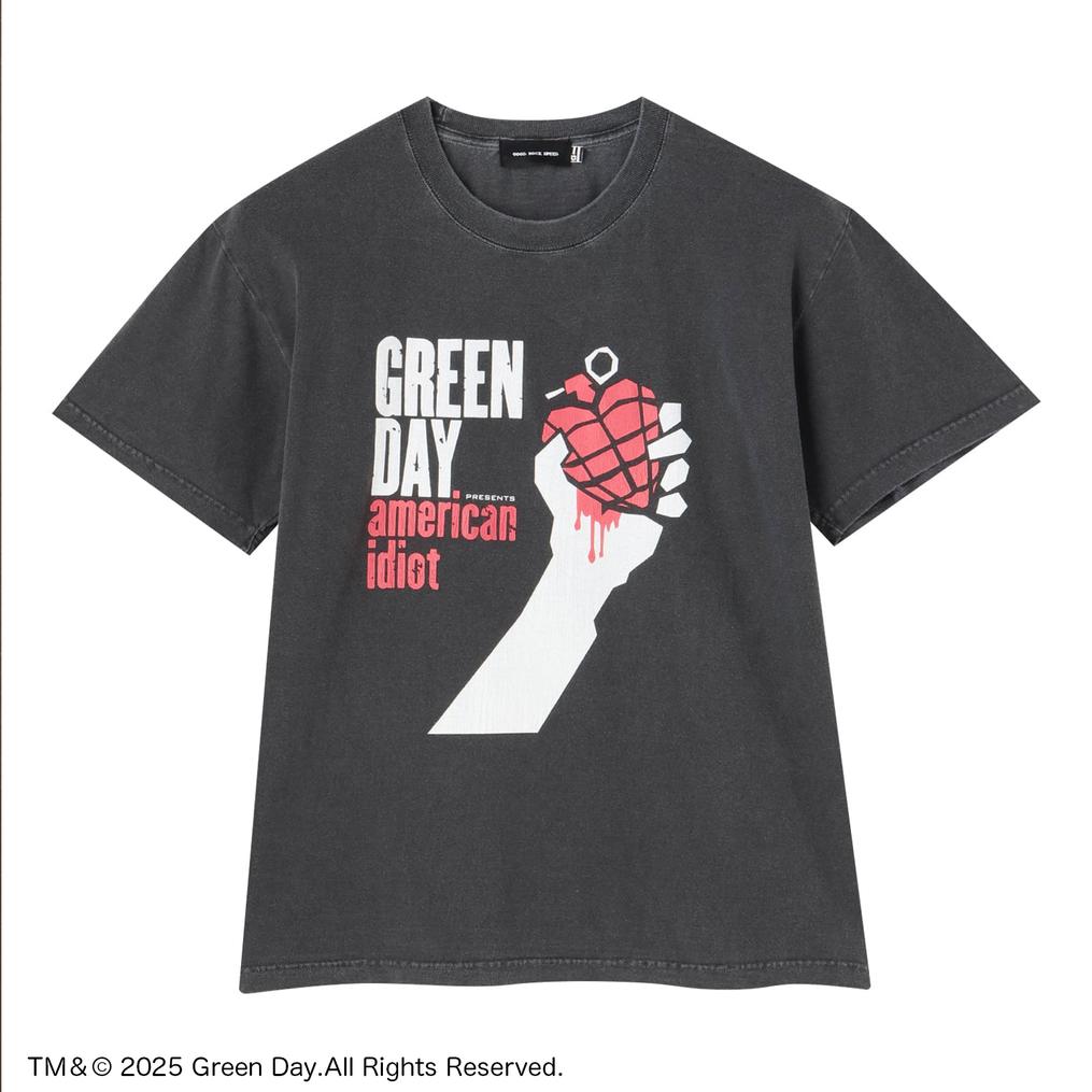  GOOD ROCK SPEED GOOD ROCK SPEED Green Day American Idiot T-Shirt画像6