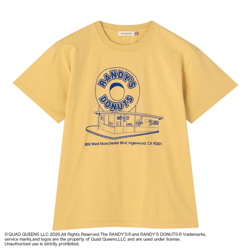  GOOD ROCK SPEED GOOD ROCK SPEED Randy's Donuts Print T-Shirt画像1