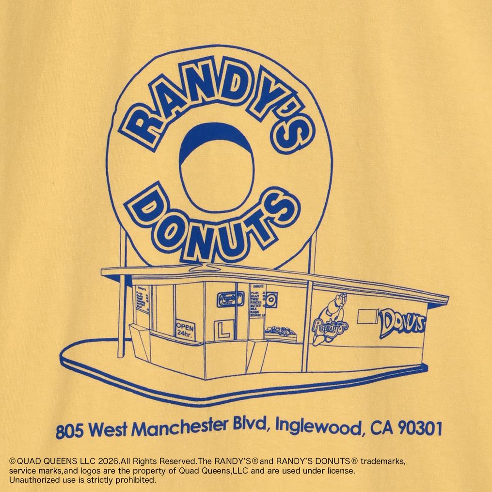  GOOD ROCK SPEED GOOD ROCK SPEED Randy's Donuts Print T-Shirt画像4