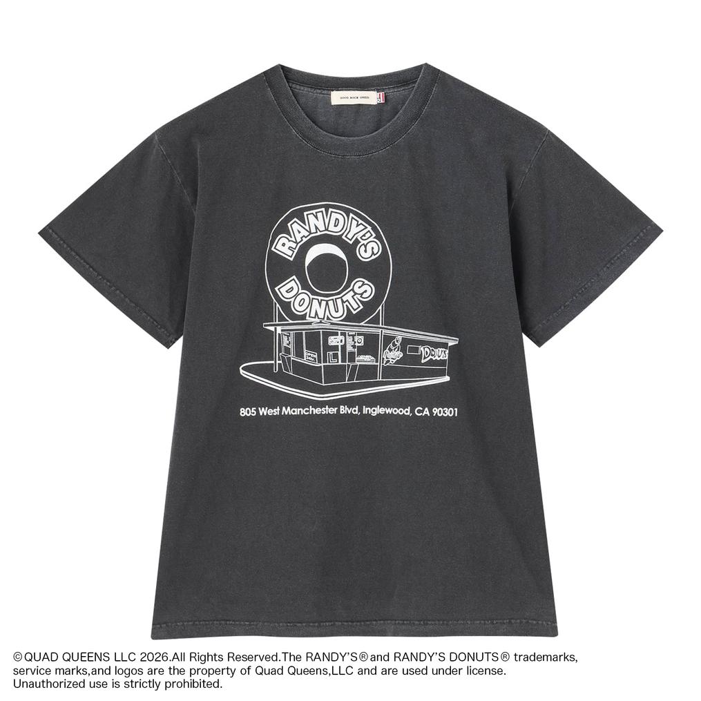  GOOD ROCK SPEED GOOD ROCK SPEED Randy's Donuts Print T-Shirt画像1