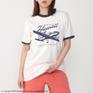 モデル：１６１cm / 着用サイズ：M GOOD ROCK SPEED GOOD ROCK SPEED Hawaiian Airline Ringer T-Shirts画像1