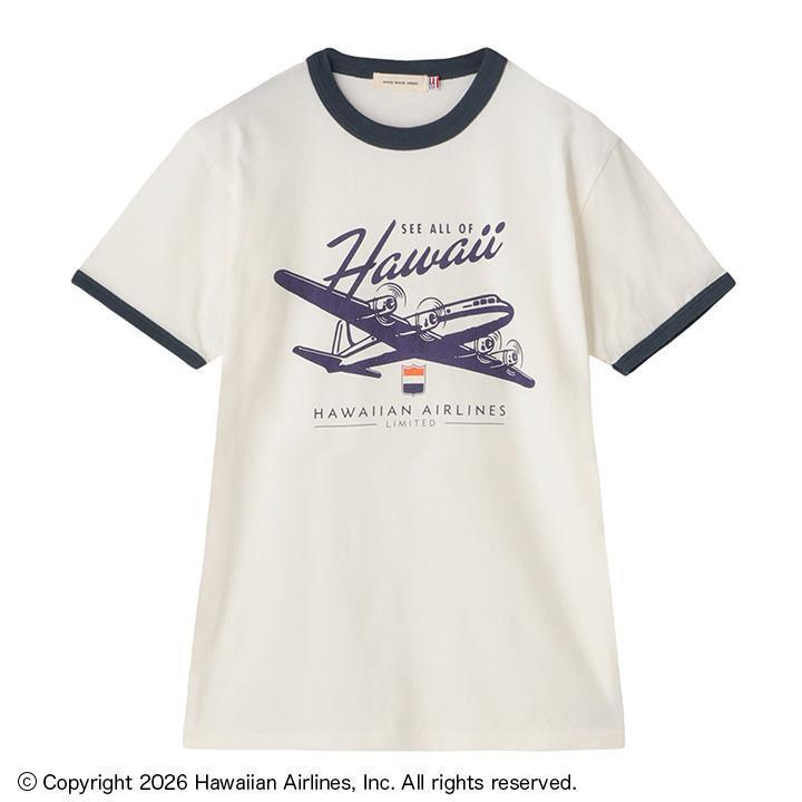  GOOD ROCK SPEED GOOD ROCK SPEED Hawaiian Airline Ringer T-Shirts画像6