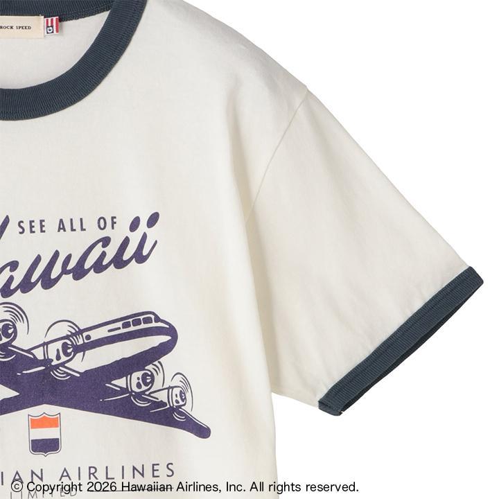  GOOD ROCK SPEED GOOD ROCK SPEED Hawaiian Airline Ringer T-Shirts画像8
