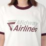  GOOD ROCK SPEED GOOD ROCK SPEED Midway Airline Logo Ringer T-Shirts画像4