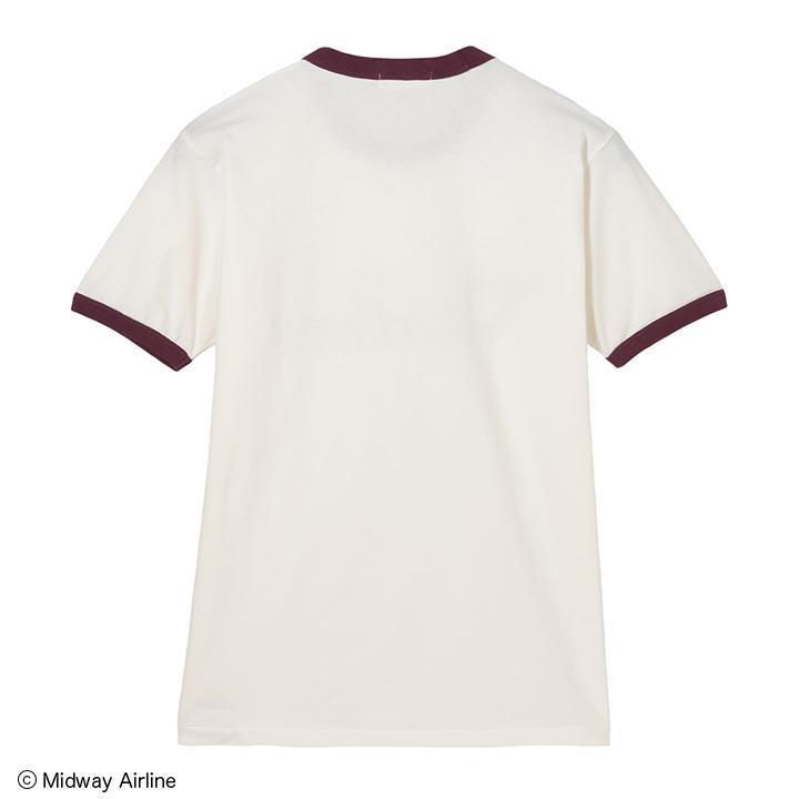  GOOD ROCK SPEED GOOD ROCK SPEED Midway Airline Logo Ringer T-Shirts画像5