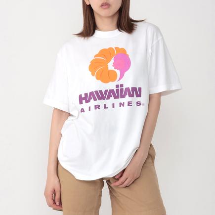 GOOD ROCK SPEED ハワイアンエアラインアイコングラフィックTシャツ
