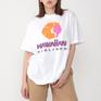 モデル：１６１cm / 着用サイズ：M GOOD ROCK SPEED GOOD ROCK SPEED Hawaiian Airline Icon Graphic T-Shirts画像1