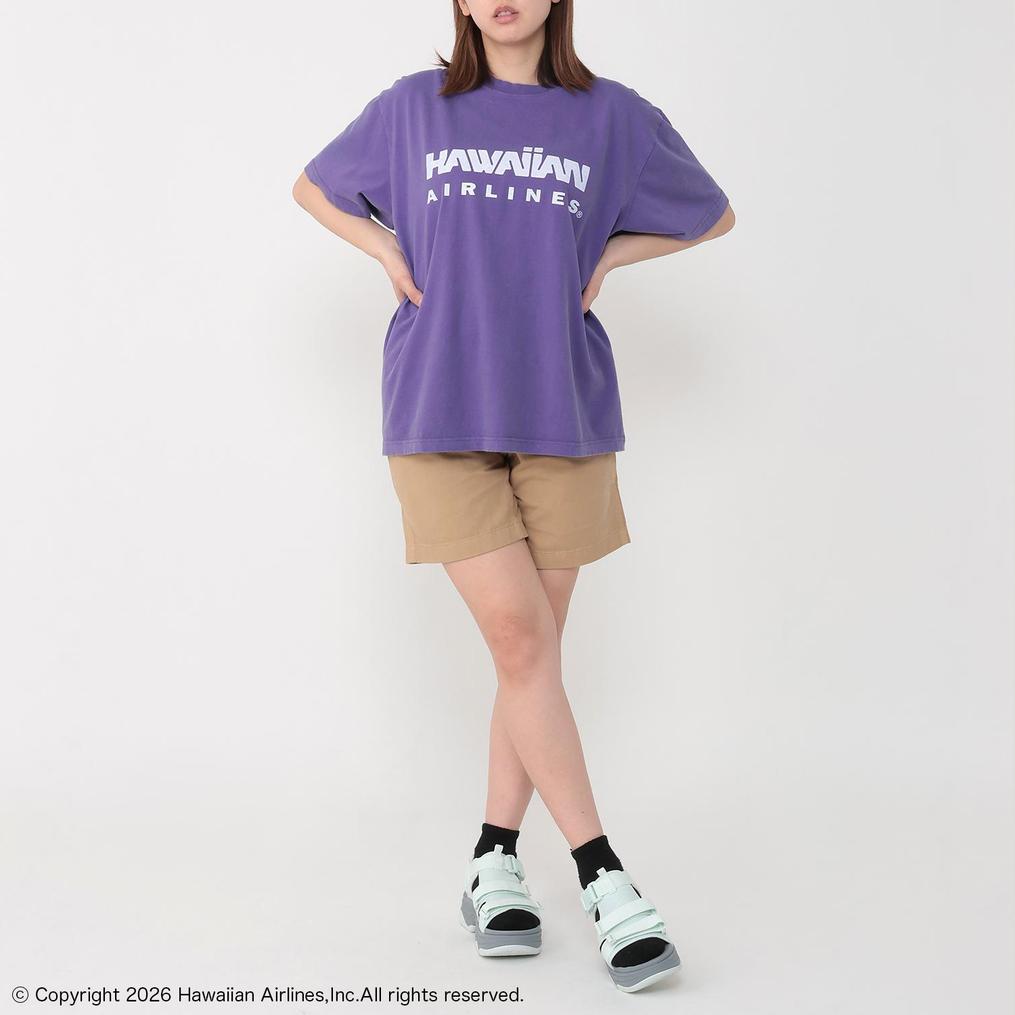  GOOD ROCK SPEED GOOD ROCK SPEED Hawaiian Airline Logo Print T-Shirts画像2