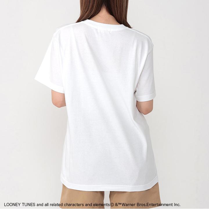 モデル：１６１cm / 着用サイズ：M GOOD ROCK SPEED GOOD ROCK SPEED Loony Tunes Print T-Shirts画像3