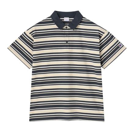 CHAMPION ショートスリーブボーダーポロシャツ