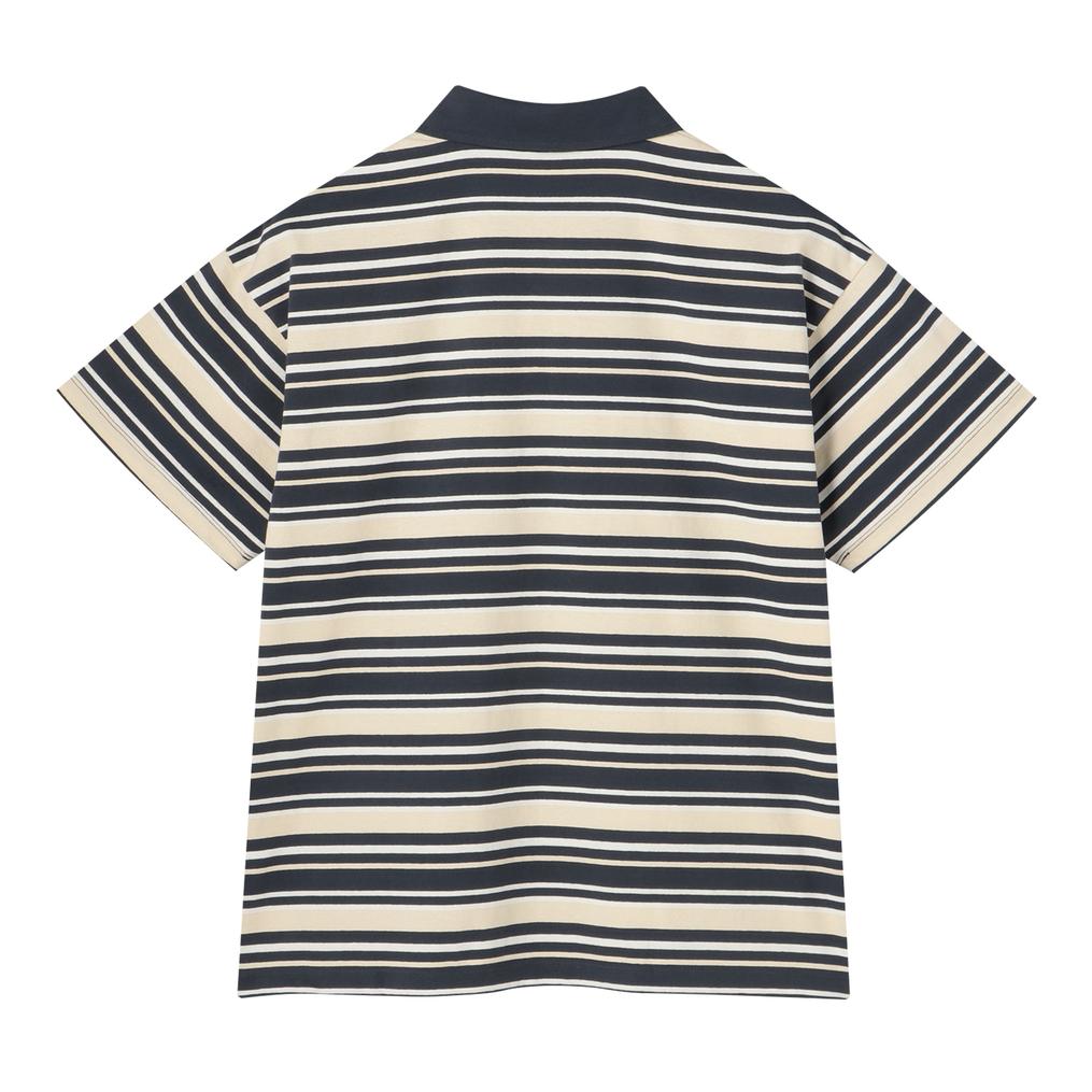  CHAMPION CHAMPION S/S Border Polo Shirt画像3