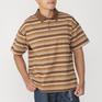 モデル：178cm / 着用サイズ：XL CHAMPION CHAMPION S/S Border Polo Shirt画像1