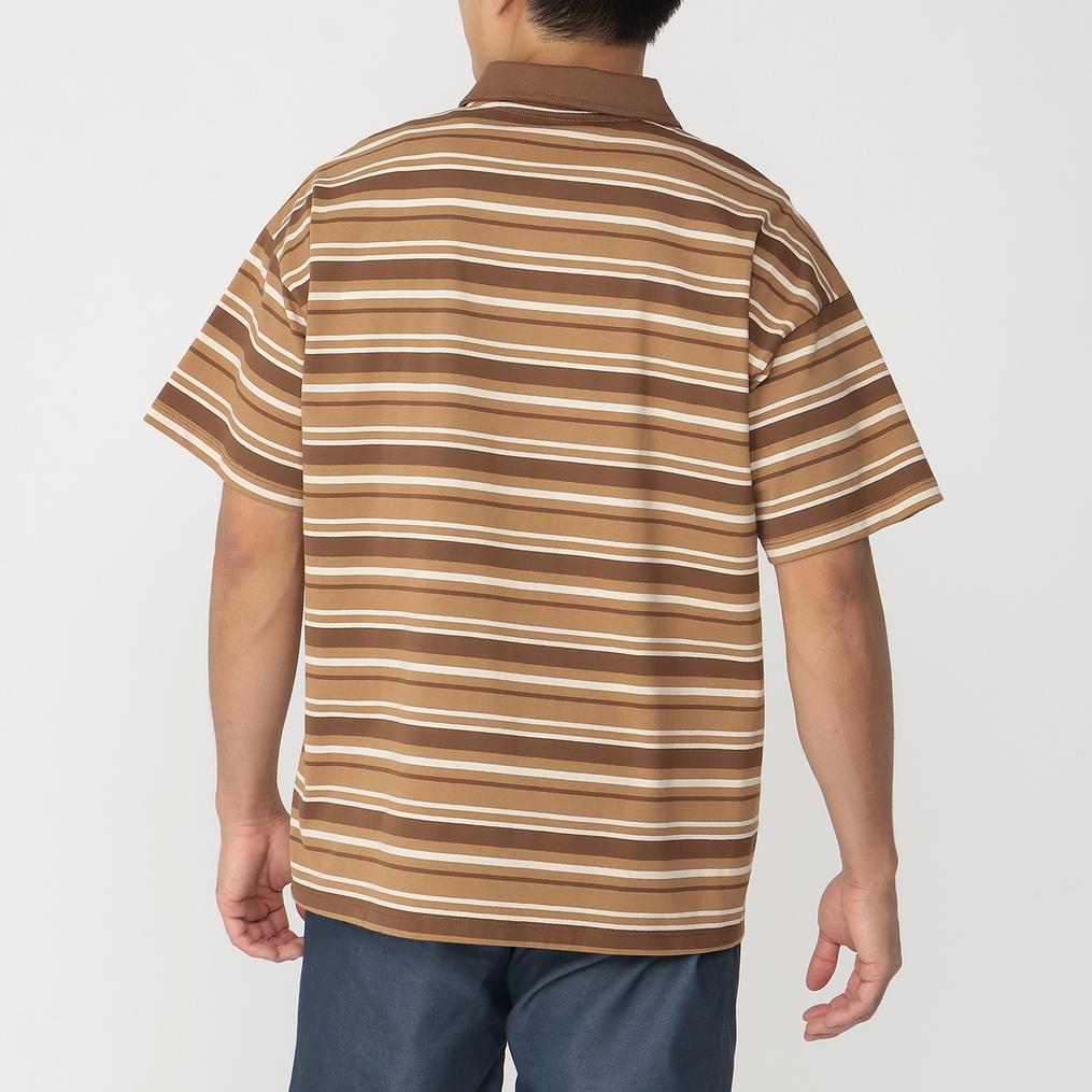 モデル：178cm / 着用サイズ：XL CHAMPION CHAMPION S/S Border Polo Shirt画像3