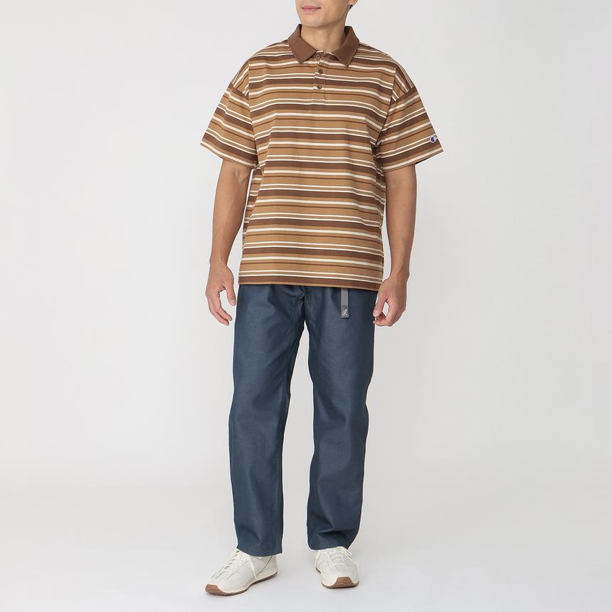 CHAMPION CHAMPION S/S Border Polo Shirt｜OSHMAN