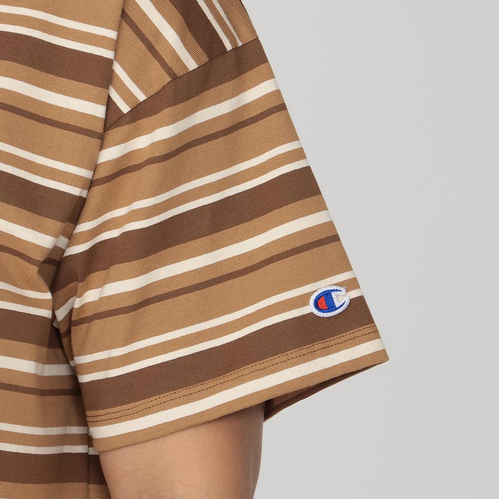  CHAMPION CHAMPION S/S Border Polo Shirt画像4