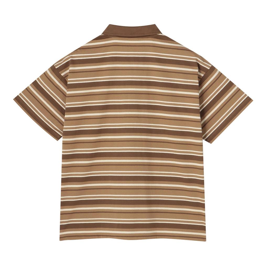  CHAMPION CHAMPION S/S Border Polo Shirt画像5