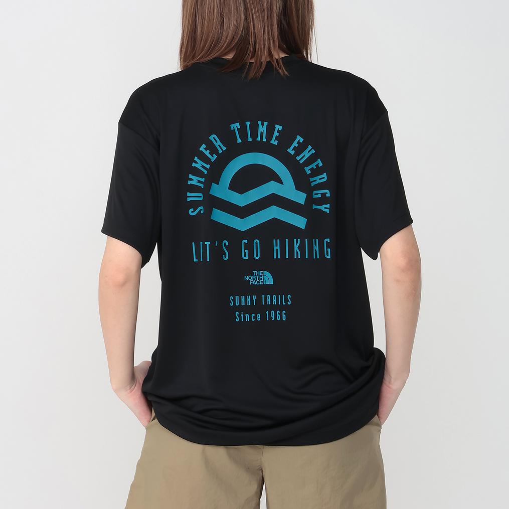 モデル：161㎝ / 着用サイズ：M THE NORTH FACE THE NORTH FACE W's S/S Water Smooth Tee画像3