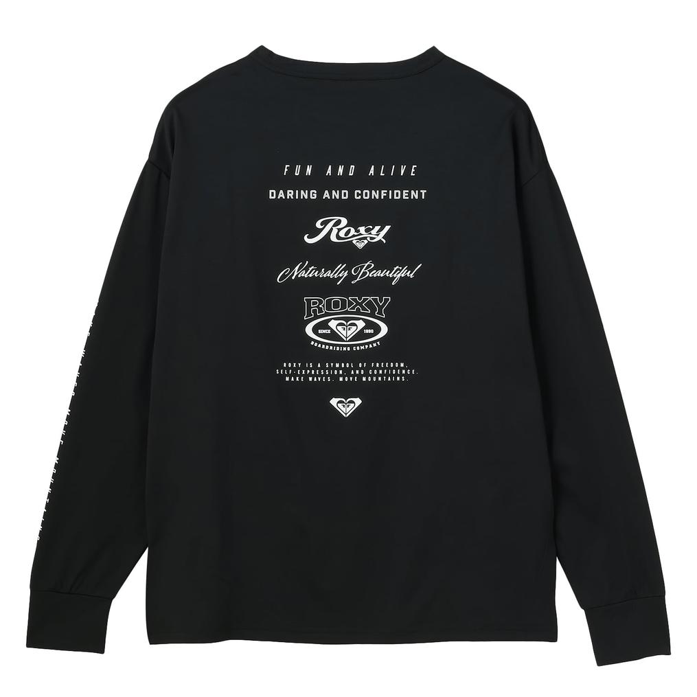  ROXY ROXY Historical Logo L/S Rash Tee画像3