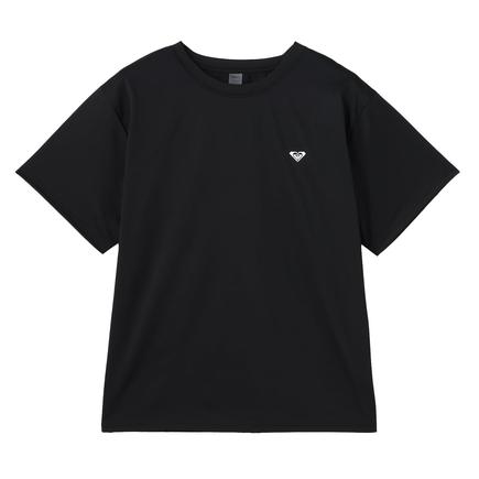 ROXY ヒストリカルロゴショートスリーブラッシュTシャツ