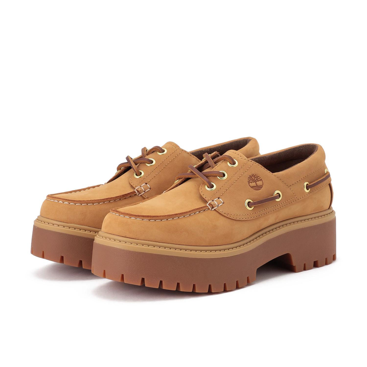  Timberland W STONE STREET PLATFORM BOAT SHOE画像2