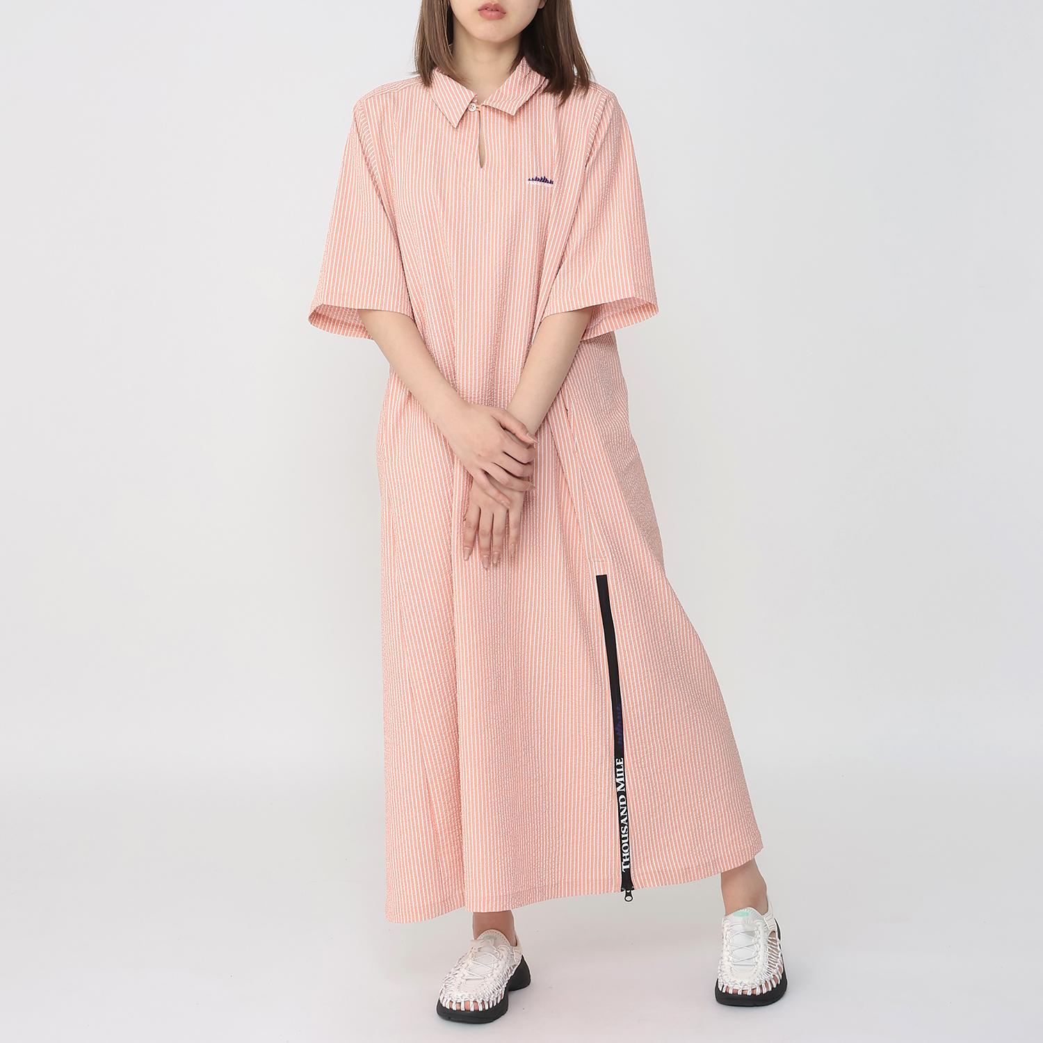 THOUSAND MILE THOUSAND MILE W's S/S Skipper Onepiece Seersucker