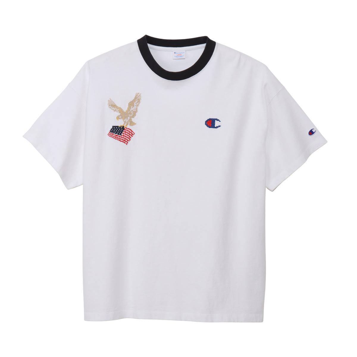 Champion】 チャンピオン M SHORT SLEEVE T-SHIRT Tシャツ C3-D314 OFF