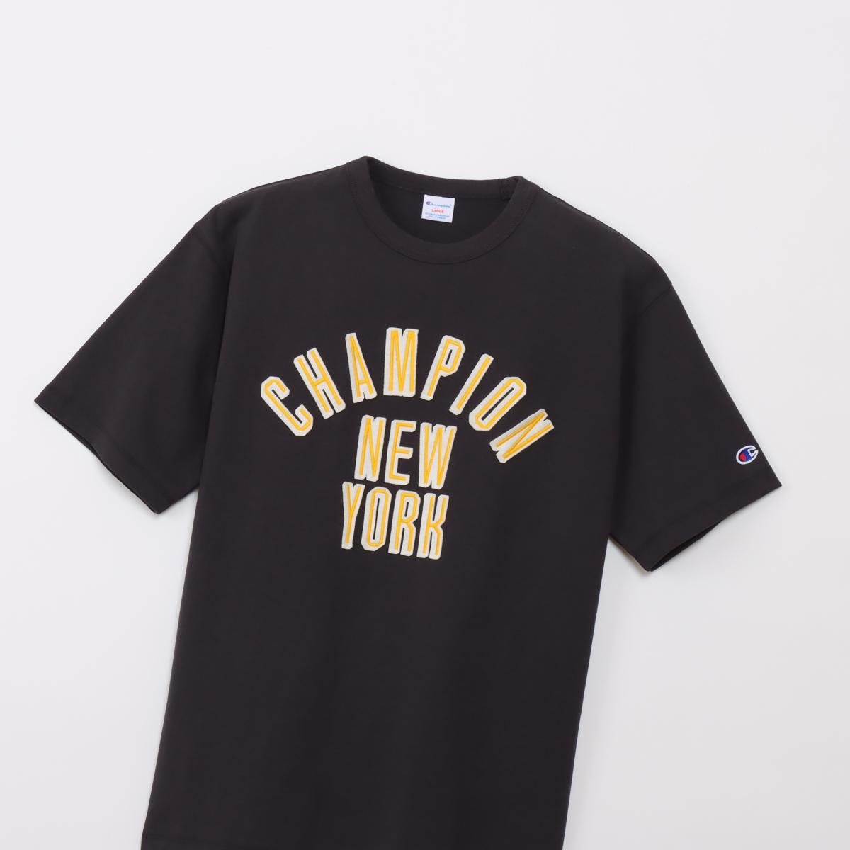 ヴァージルアブロー×チャンピオン×ICA Tシャツ (黒) Mサイズ Champion】 チャンピオン M SHORT SLEEVE T-SHIRT Tシャツ C3-D316 OFF
