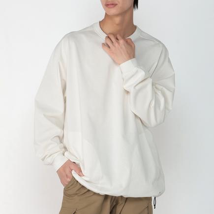 NANGA エコハイブリッドオーバーサイズロングスリーブTシャツ