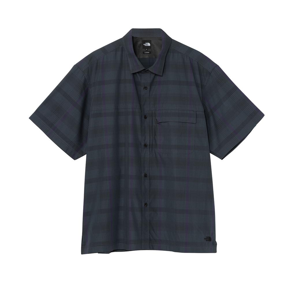  THE NORTH FACE THE NORTH FACE M's S/S Bould Check Shirt画像1
