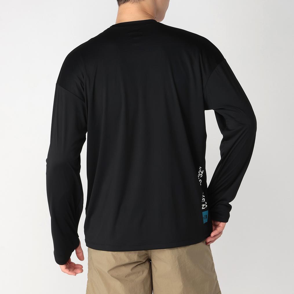 モデル：179㎝ / 着用サイズ：M THE NORTH FACE THE NORTH FACE M's L/S Water Smooth Tee画像3