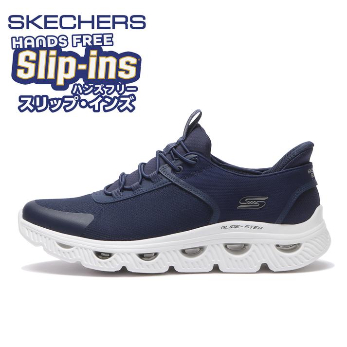 �y���������z �ySKECHERS�z �X�P�b�`���[�Y BOBS SPORT ARC WAVES �{�u�X �X�|�[�c_�A�[�N�E�F�[�u�X 118425 NVY 29cm