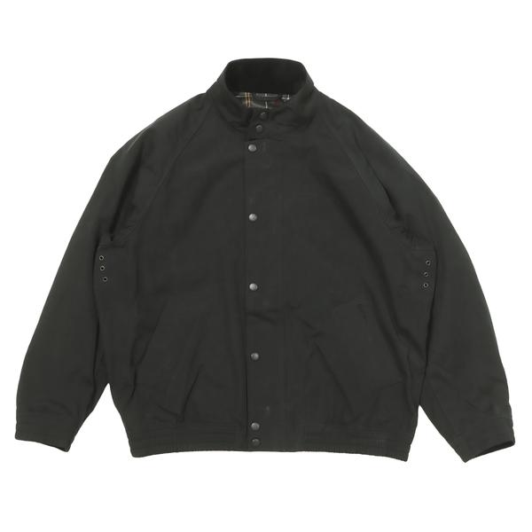 Barbour トランスポート スタンドカラー ピーチスキン ブラック 40