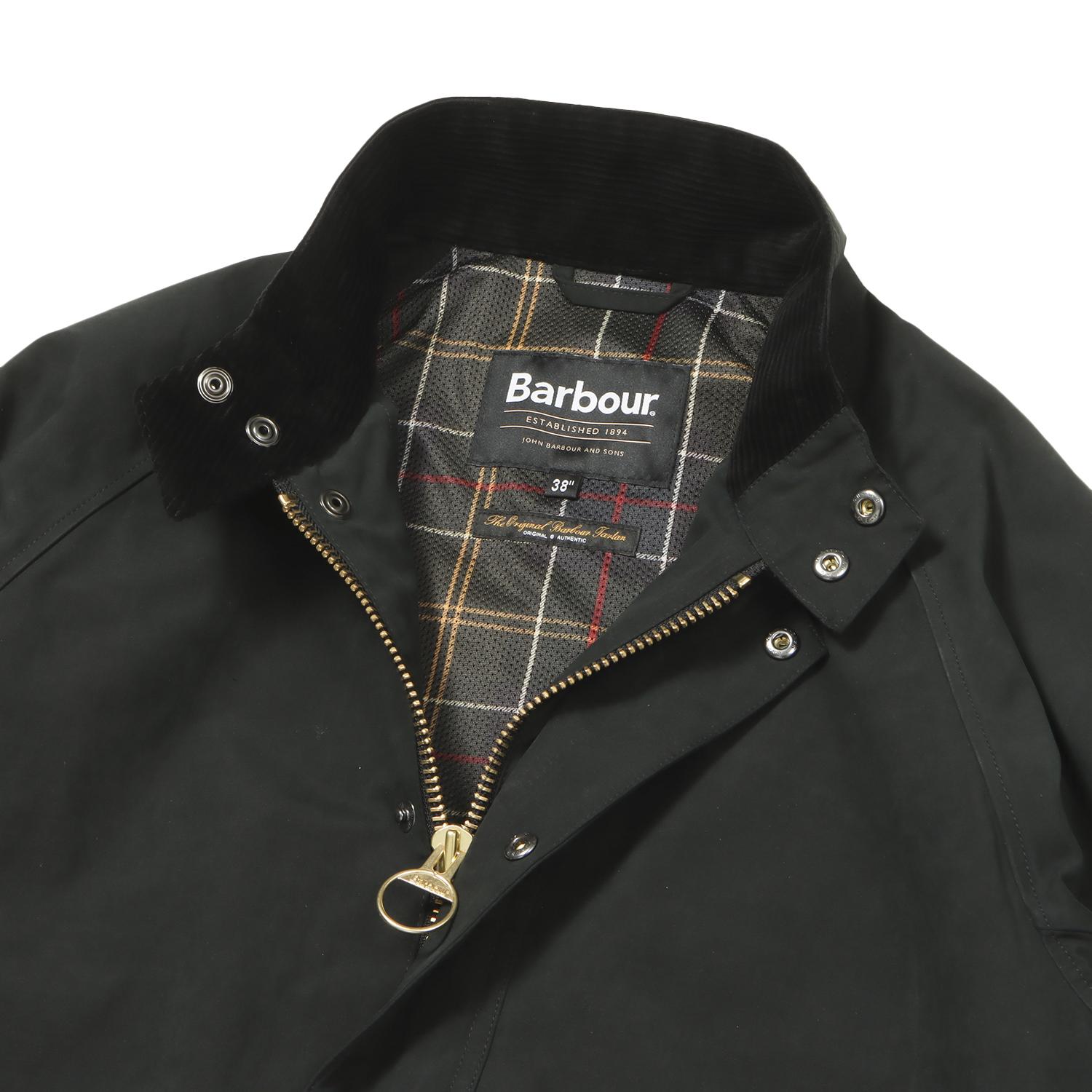  Barbour TRANSPORT BLOUSON PEACH SKIN画像4