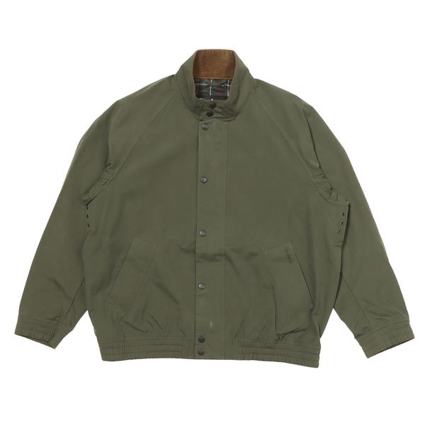 Barbour トランスポート スタンドカラー ピーチスキン カーキ 36