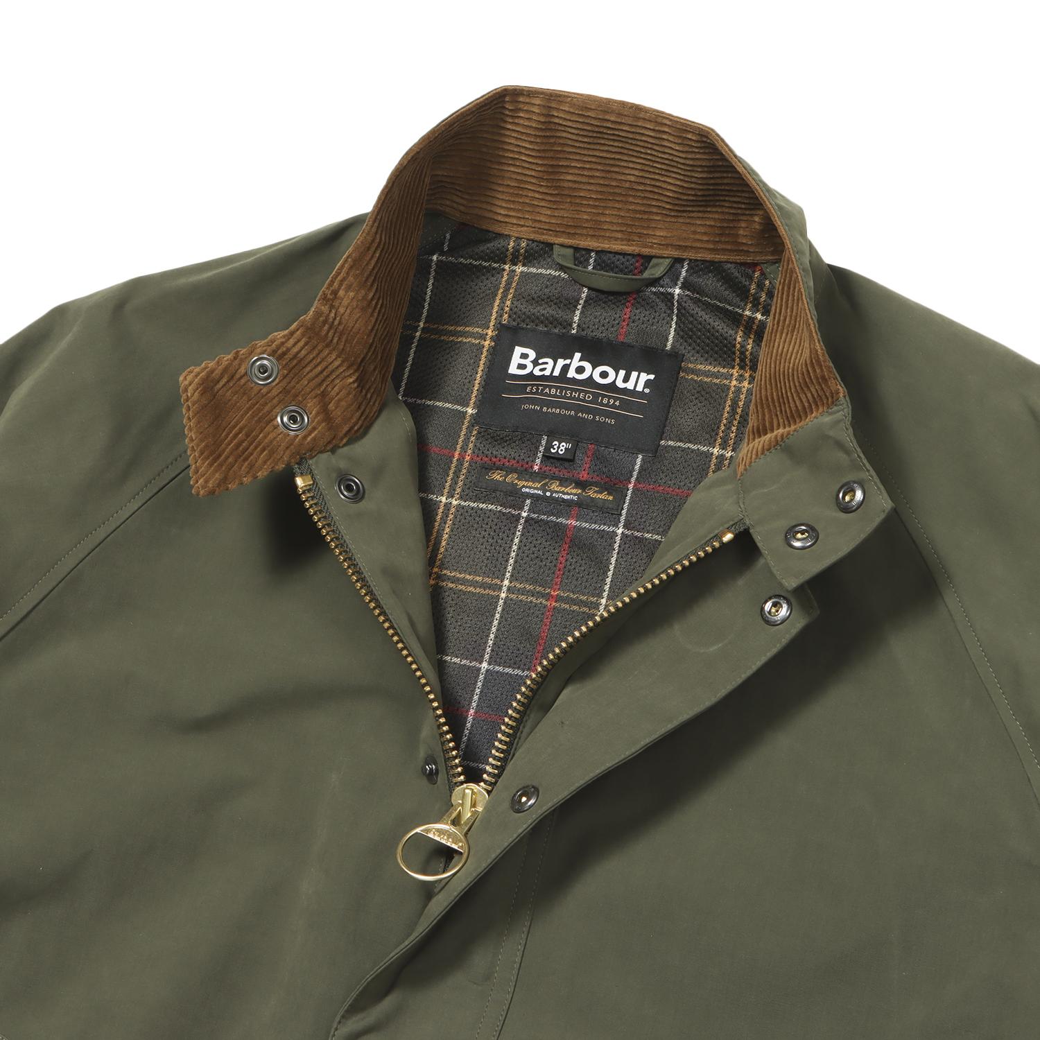  Barbour TRANSPORT BLOUSON PEACH SKIN画像4