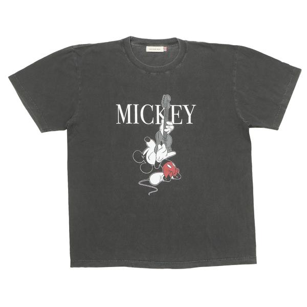 GOOD ROCK SPEED ミッキーマウス グラフィックデザイン グレー M