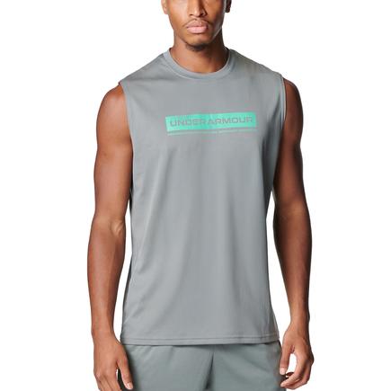 UNDER ARMOUR UA テックワードマークスリーブレスシャツ