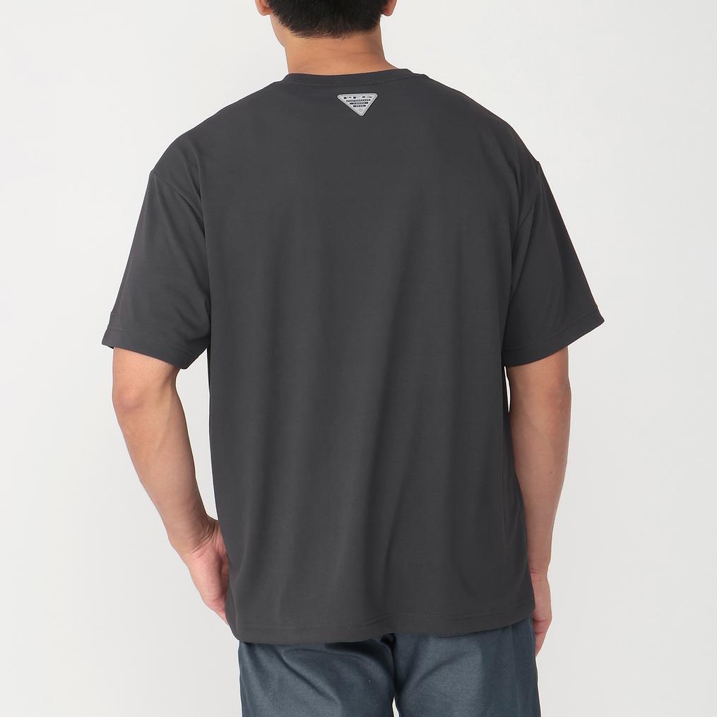 モデル：178㎝ / 着用サイズ：Ｌ Columbia Columbia M Burn Novel Graphic S/S Tee画像3