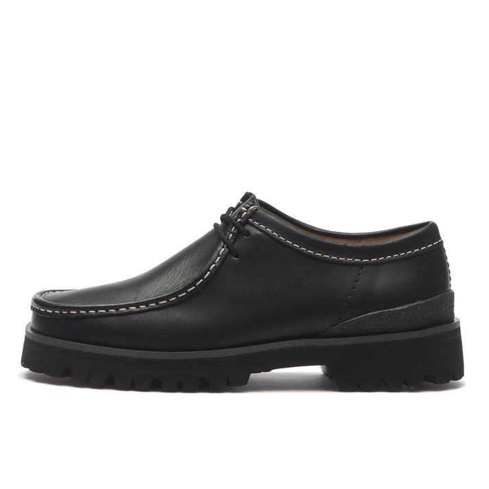 CLARKS ���� ���[�R�i�[ Black Leather