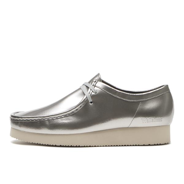 CLARKS ワラビー 2604 シルバー 24cm