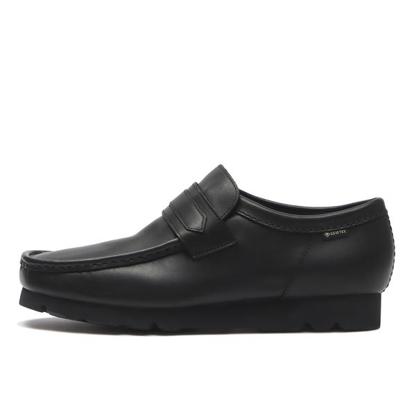 CLARKS ワラビーローファー ゴアテックス ブラック 24cm