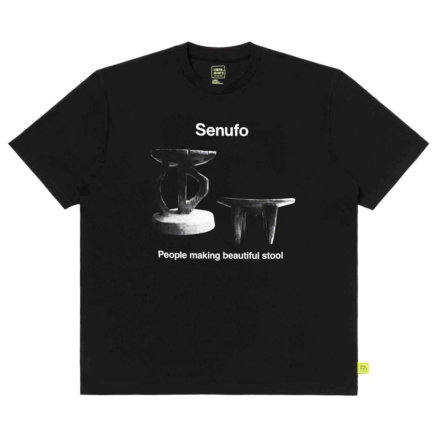  loosejoints NORITERU MINEZAKI THE MUSIC OF THE SENUFO S/S TEE画像1